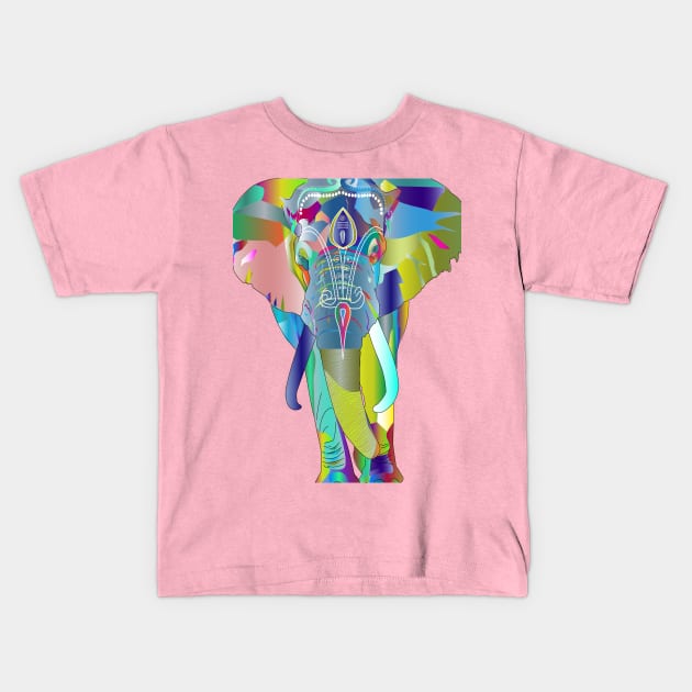 elephant Kids T-Shirt by samodz